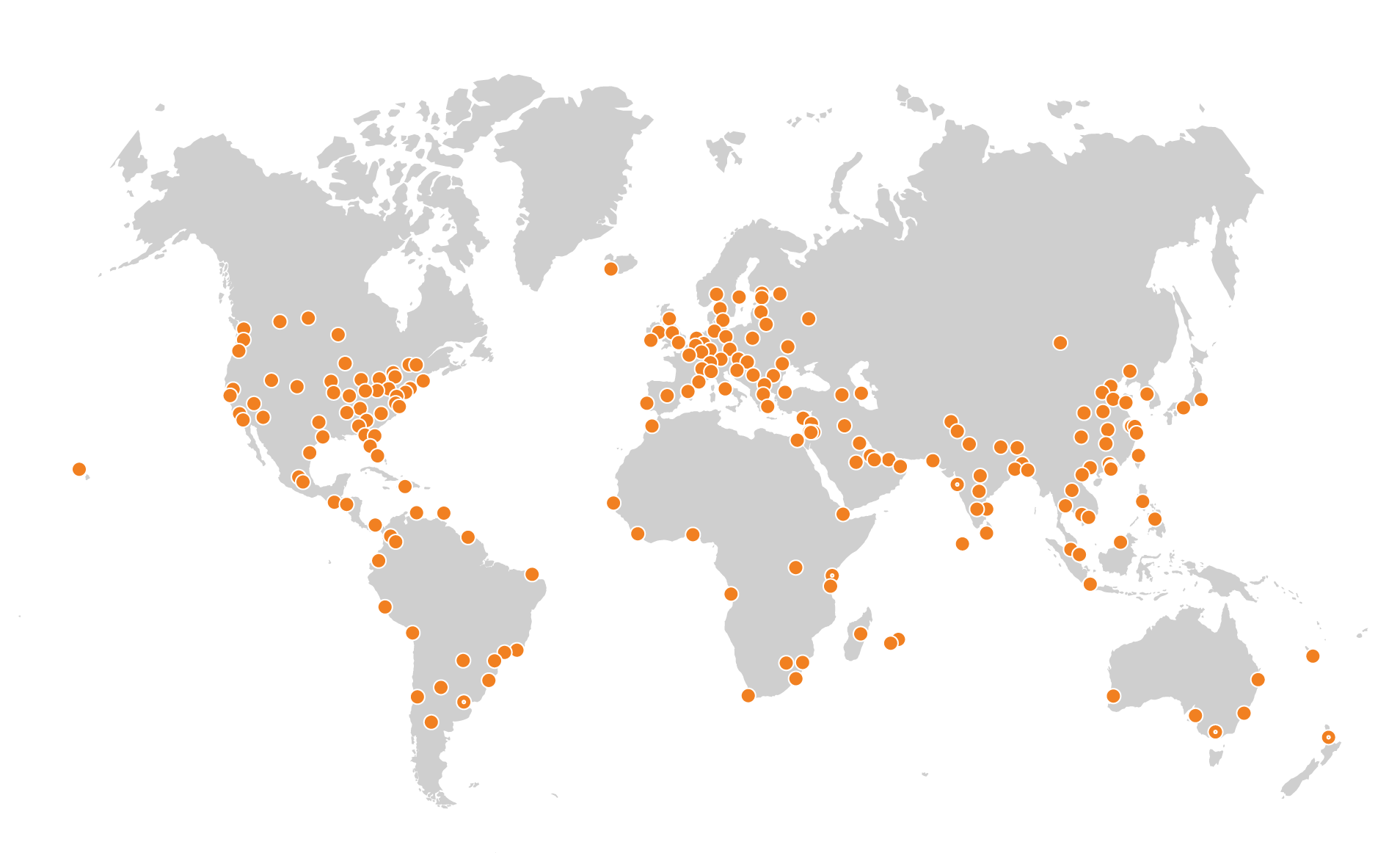 Cloudflare Network 275+ Cities in 100+ Countries
